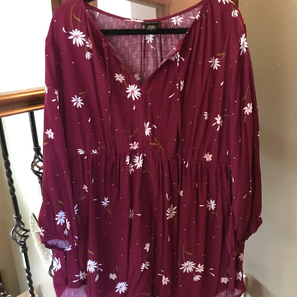 3/4 sleeve blouse